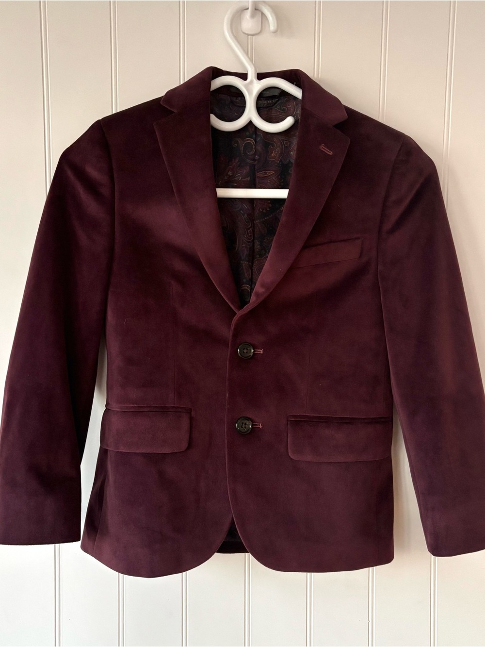 Lauren Ralph Lauren Hudson’s Bay Boy's Sport Coat Purple Velvet